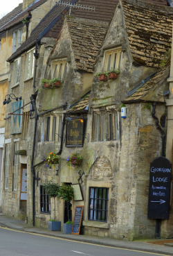 ukimages:  old building with spread (by Gillie) Bradford on Avon, England 