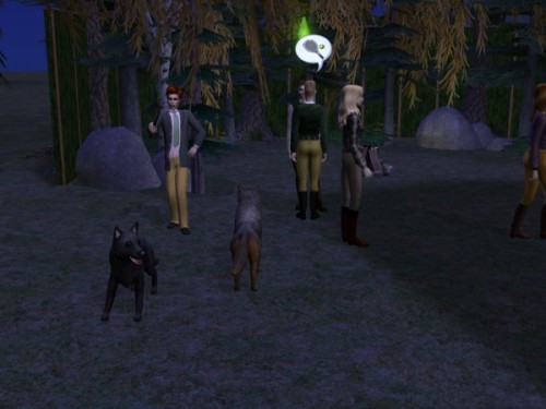 cullsims:More Cullens and wolves hanging out in the 1930s