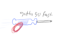   apparentlyhappening:  Asked a friend to “draw me a sonic screwdriver”.   