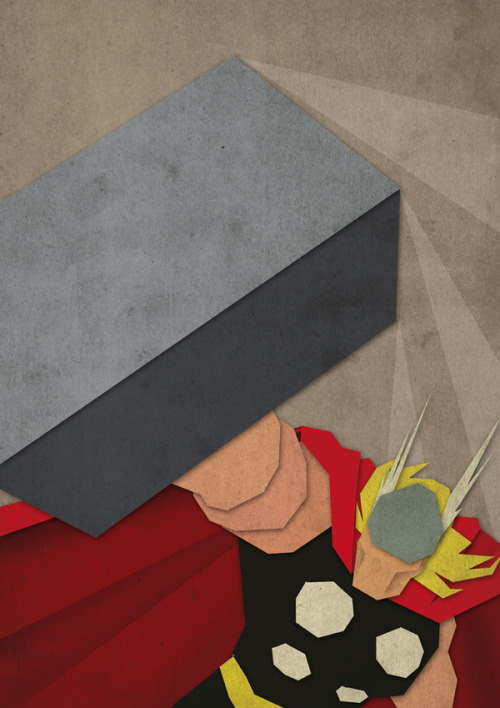 XXX just-art:  Paper Avengers by Grégoire Guillemin photo