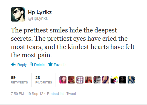 hplyrikz:  Follow me on Twitter :) ( To unpin, simply click the red pin above this
