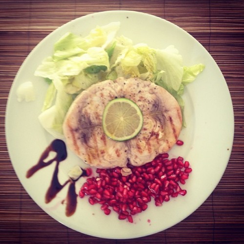 Today: Swordfish/pomegranade/lime 