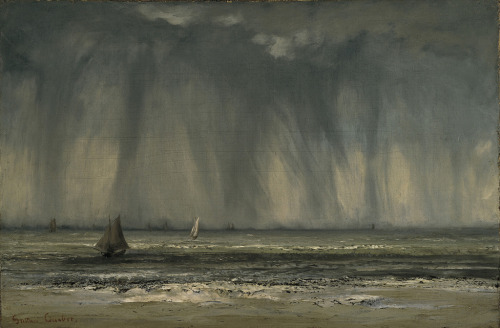 catonhottinroof:Gustave Courbet  The Waterspout