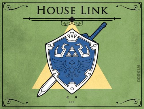 dorkly:  Game of Thrones House Sigils For Videogame Families  All are fine, except that Layton shit. Even the Valentine 1 is sorta ok, which I suspect is from Sly Cooper. It was an ok game. Everything else is awesome.