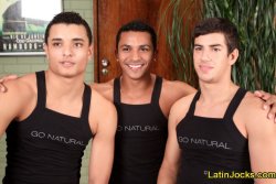 wannapeacock:  LatinJocks - Marcelo, Arno &amp; Rodrigo +Photos Video 