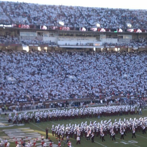 #hailstate #whiteout (Taken With Instagram At Davis Wade Stadium At Scott Field)