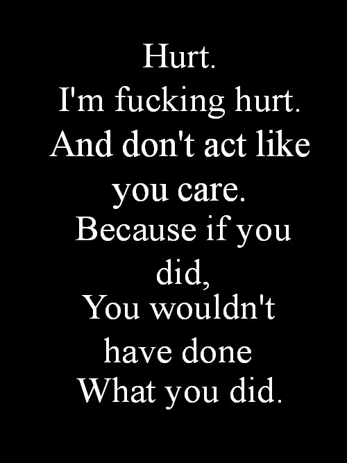 I'm fine, really.