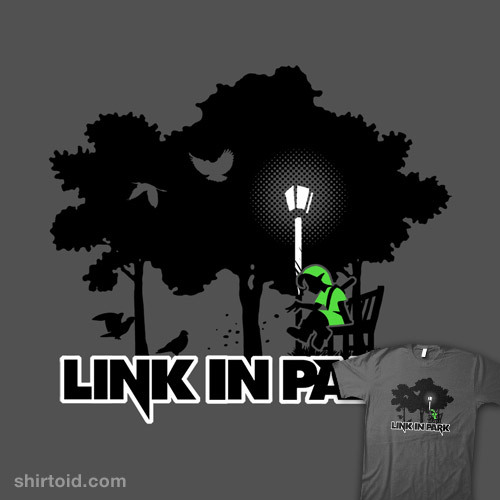 shirtoid:  Link In Park by Barefists is $12 for a limited time at OtherTees