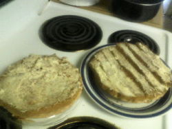 made this for a friends birthday, two pumpkin pies with a pumpkin roll sandwhiched between em and cream cheese frosting