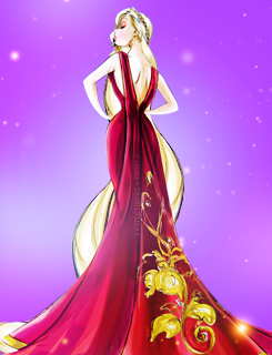 petitetiaras:  Disney Princesses modeling the Designer Villains gowns. 