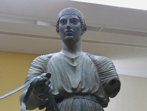 romegreeceart - Another pic of Delphi charioteer. The statue was...