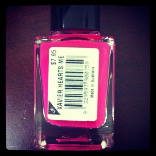 I bought this magenta shade but only discovered it’s name when I got home.Clearly Erik came up