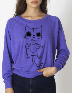 derpycats:  THIS IS IT GUYS! THE DERPYCATS CAT SWEATER IS NOW AVAILABLE IN OUR ONLINE STORE: CLICK HERE TO PURCHASE NOW! For just ฬ.00 USD you can have the derpycats sweater, printed on premium American Apparel. This is an amazing deal for any of you