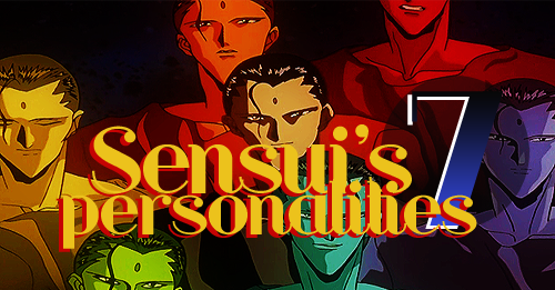 yyhlove:  Sensei Personalities requested by → anon  thank you to those who informed