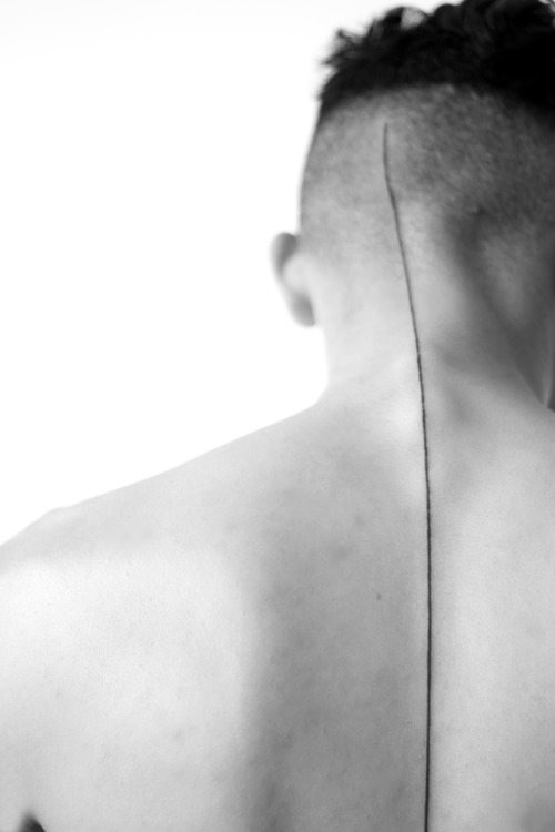 i-love-aesthetics:  my boyfriend’s new tattoo! Yay! he finally agreed to appear on Love Aesthetics :)
