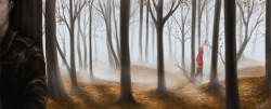 lienwyn:  OKAY I DID ACCIDENTAL TEEN WOLF FAN ART I just wanted to draw a nice forest and then one thing led to another and BAM! Sudden fan art ;___; Kinda sorta implied Sterek even. I might need help.
