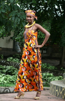 Tanzania fashion dress. African Liberation Day 2012. UAACC, Arusha, Tanzania. Design: Mwanjabu.
