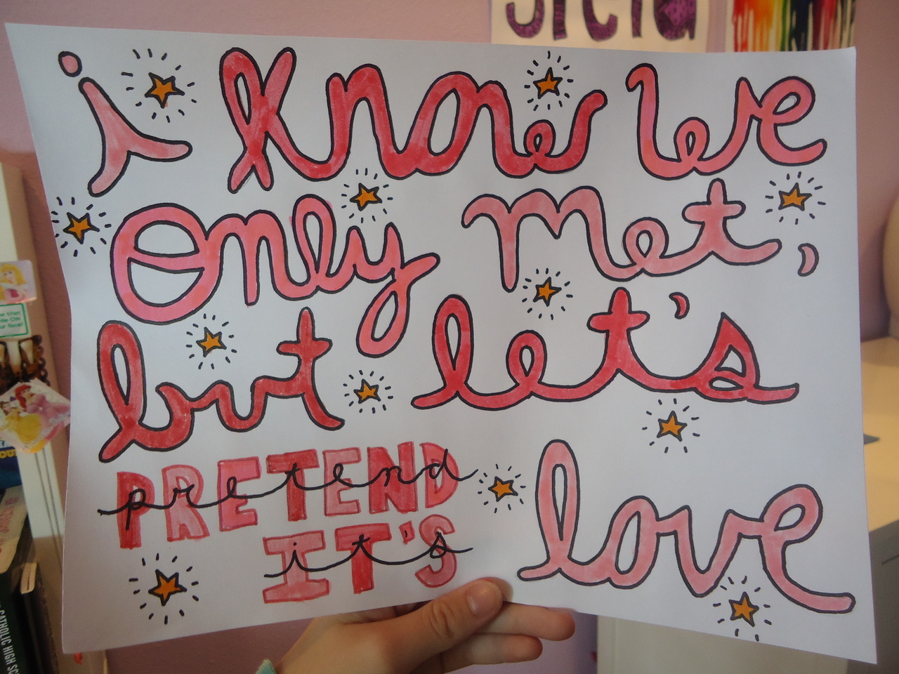 preachfood:  i sent this to sydney (along with all my other 1D lyric pictures) for