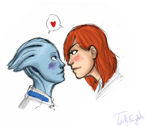 tell-my-fairytale:  I drew things. I should really draw the ME peeps more often, I had far too much fun with this. 