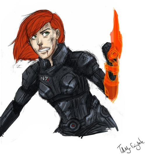 tell-my-fairytale:  I drew things. I should really draw the ME peeps more often, I had far too much fun with this. 