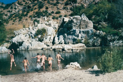 natureandnudity:  ryanmcginley: Untitled (Hot Springs), 2005  Group of young friends enjoy life naturally. Nature &amp; Nudity…as it should be. Go bare, share &amp; visit the archives. 