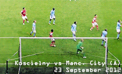 Manchester City vs the Arsenal (goal & goalcelebration) Premier League 23 September 2012 bonus :