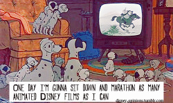 disney-opinions-deactivated2013:  One day, I’m gonna sit down and marathon as many animated Disney films as I can! 