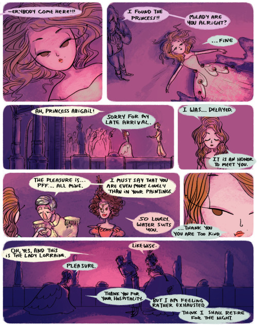 isthatwhatyoumint: and we are back above land! how to be a mermaid page five of seventeen! to get up