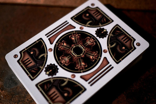 actegratuit:As if forged from a single block of bronze, Steampunk Playing Cards are durable and rema