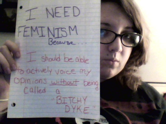 whoneedsfeminism:  I want to be able to debate and voice my opinions without having