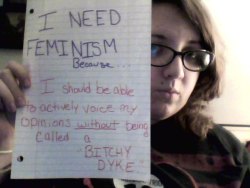 whoneedsfeminism:  I want to be able to debate