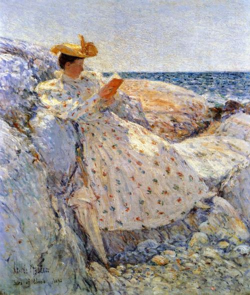 Summer Sunlight (1892). Frederick Childe Hassam (American, Impressionism, 1859-1935). Oil on ca