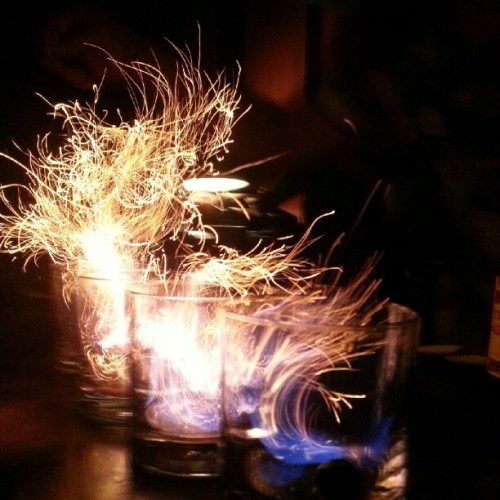 hungryafrican - #fire in our #drinks at #cantina! #drank...