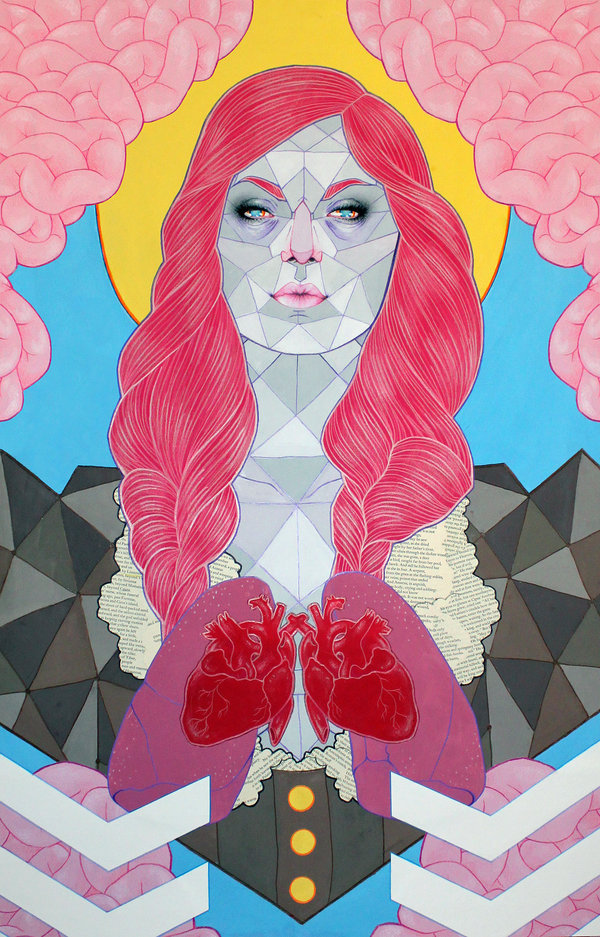 artparasite:   Geometry III, Ariel Stater - - - Follow Ariel Stater on Tumblr HERE!