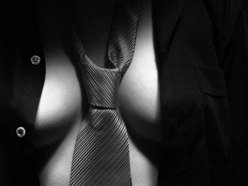 beautflstranger:   He: Have you seen my tie? She: Maybe. He: Don’t make me late.