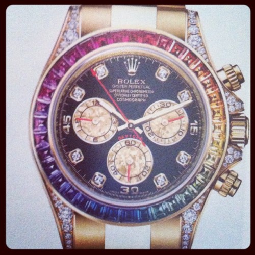 Porn Pics getthetimeright:  #rolex#daytona#gold#diamond#fashionweek