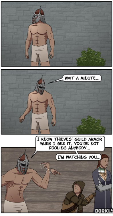 insanelygaming: To Catch a Skyrim Thief Created by Dorkly