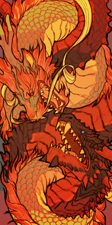 aqueenofpromise:dragons by ~gecko1798