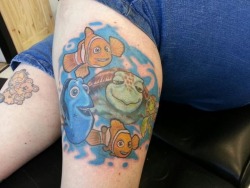 fuckyeahtattoos:  Had my nemo tat finished