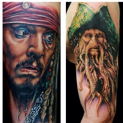 cecilporterstudios:  a couple of my pirates pieces-i like seeing them next to each other-ha!