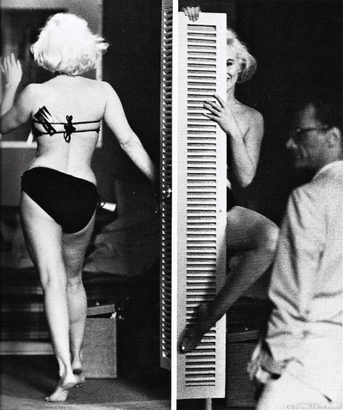 cinemamonamour: Marilyn Monroe and Arthur Miller photographed by John Bryson, Los Angeles 1960.      