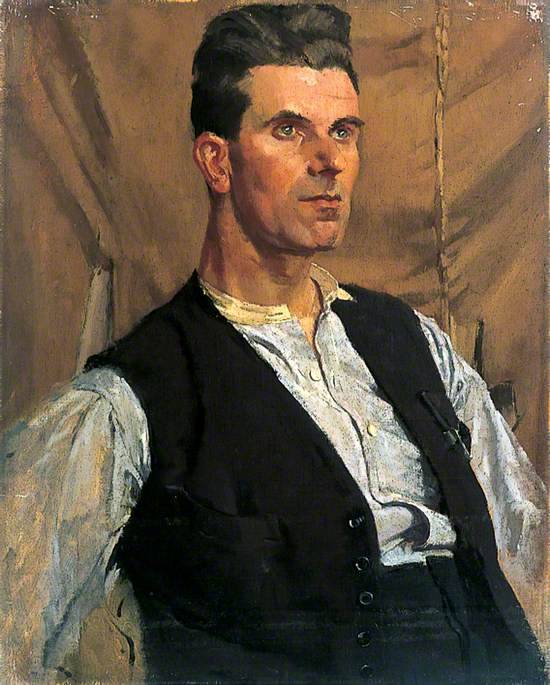 blastedheath:  Diana Kibblewhite (b. 1903), Portrait of a Young Man Wearing a Shirt