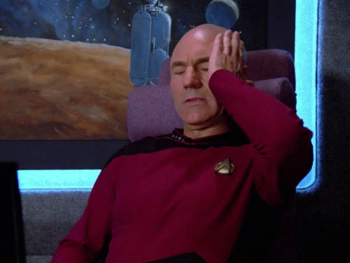 lesliecrusher:  picard gettin’ real tired of your bullshit: the comprehensive collection