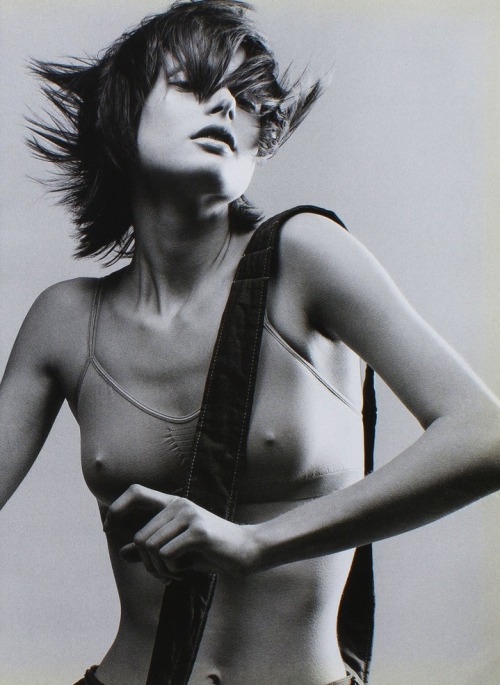 michaelrecycles:  dustulator:/Malgosia Bela in Levi’s Red shot by Philippe Cometti for Dutch Magazine May/June 2001 