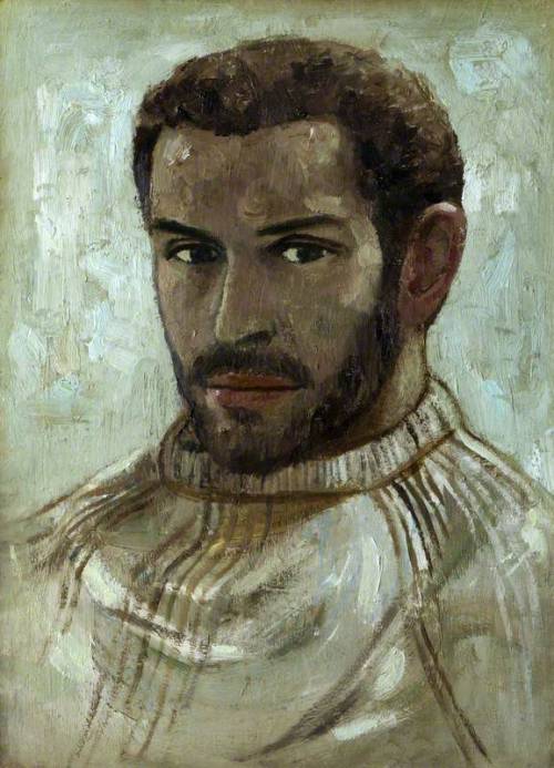 blastedheath:  Patrick Collins (Irish, 1910-1994), Portrait of a Young Man, Oil on board, 54.7 x 40 cm. Ulster Museum, Belfast. 