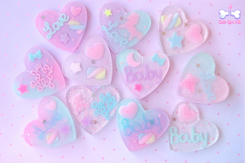 lilacck:
“Baby pastel hearts necklaces ☆== Available at ROMICS ミ★ on 27/09!♥
”