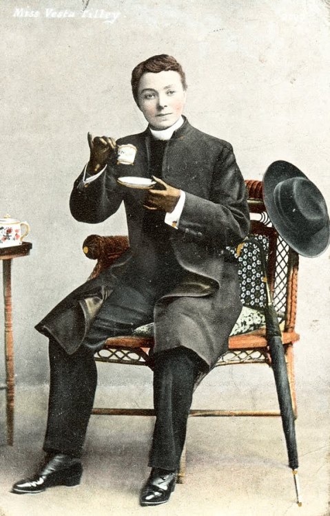 lostsplendor: Vesta Tilley, Late 19th Century Drag King (via) I believe this is a prime example of