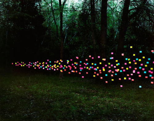 artchipel:  Thomas Jackson - Emergent behavior | Post-its 