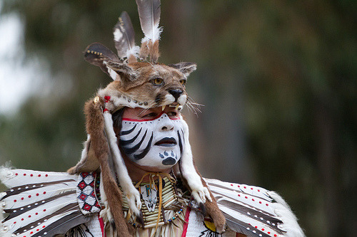 strugglingtobeheard:deluxvivens:One last post: Indians in powwow regalia that are hotter than any hi