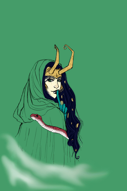 marty-mc:When I’m having an art block and I don’t know what to draw Lady Loki comes always to my res